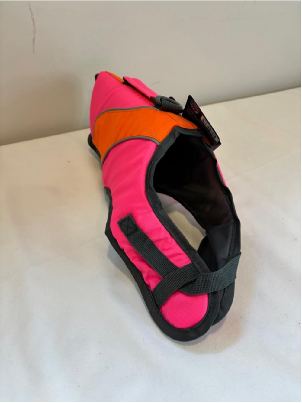 Youly NWT The Beach Bum Pink Orange Dog Flotation Vest Life Jacket Size #C151